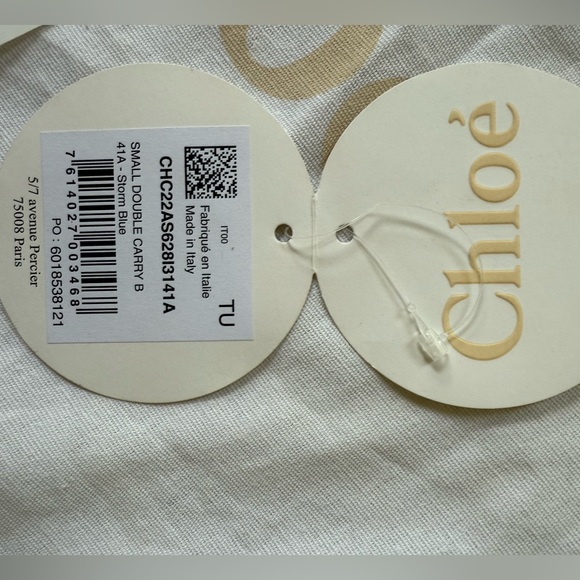 Chloe Small Marcie Bag Storm Blue - Picture 3 of 12